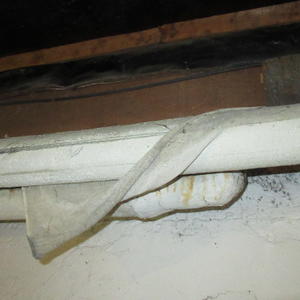 Damaged Asbestos Insulation