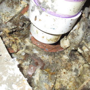 Damaged Asbestos Insulation