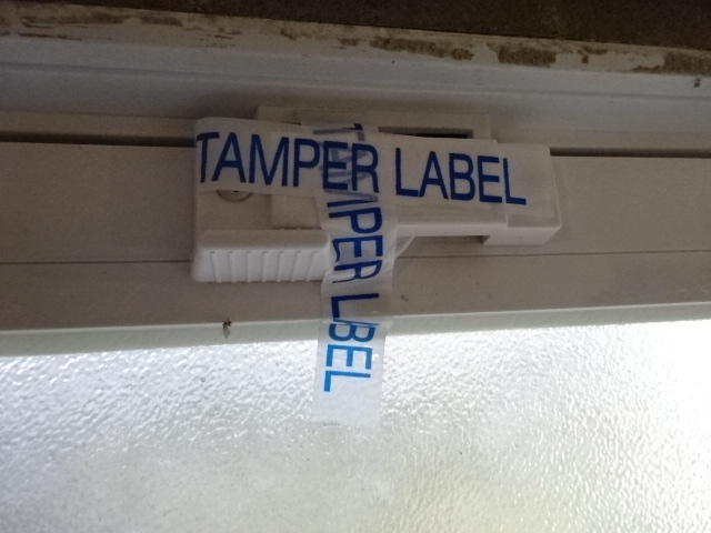 radon testing labels